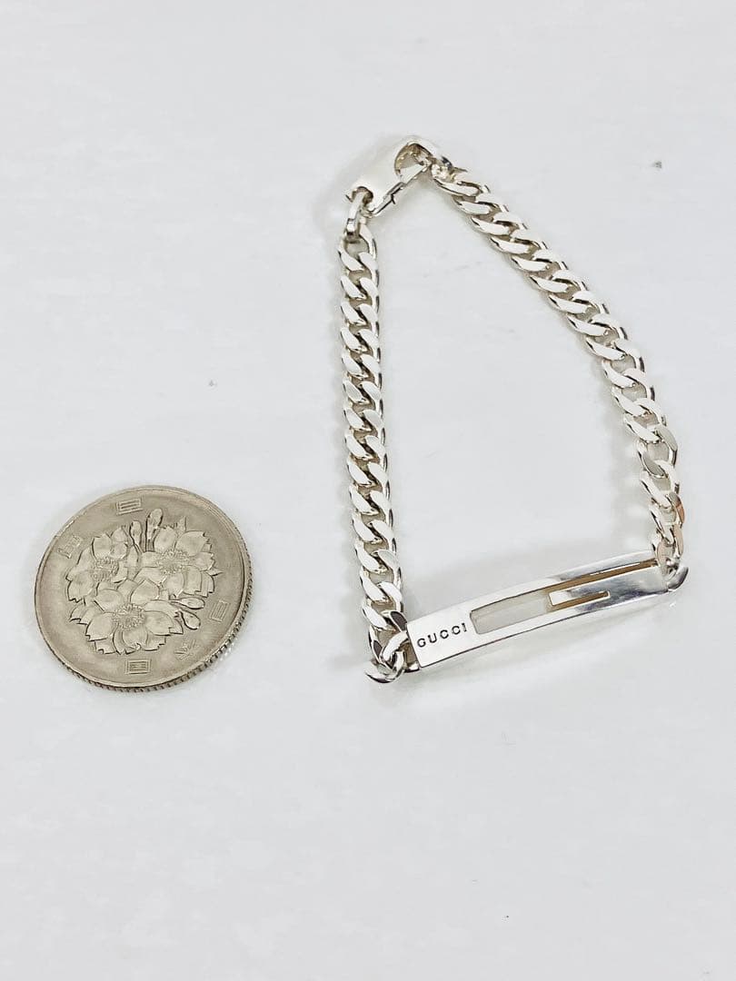 【超美品】GUCCI カットアウトG ブレスレット（実寸17cm）男女兼用