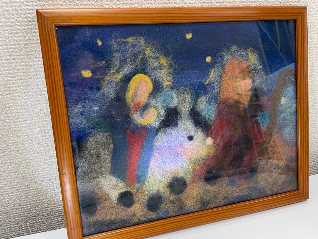メルヘンウール ドイツシュタイナー教育ハンドクラフトクリスマス新約聖書絵