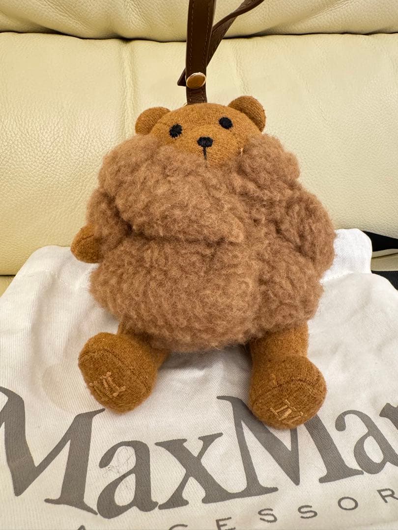 MAX Mara テディーベアーキーホルダー（ブラウン）