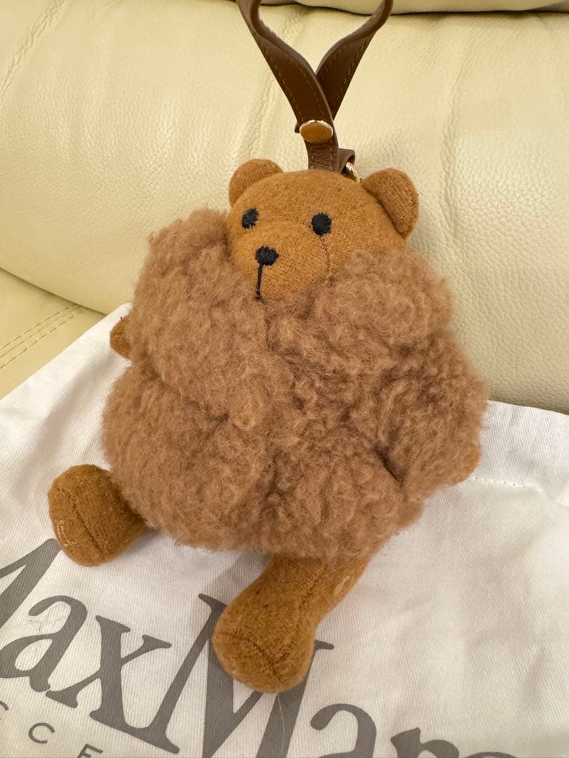 MAX Mara テディーベアーキーホルダー（ブラウン）
