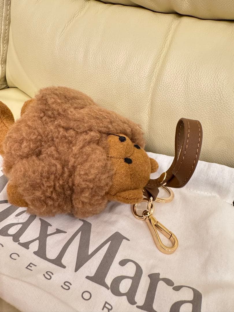 MAX Mara テディーベアーキーホルダー（ブラウン）