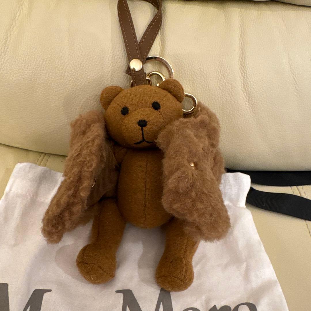 MAX Mara テディーベアーキーホルダー（ブラウン）