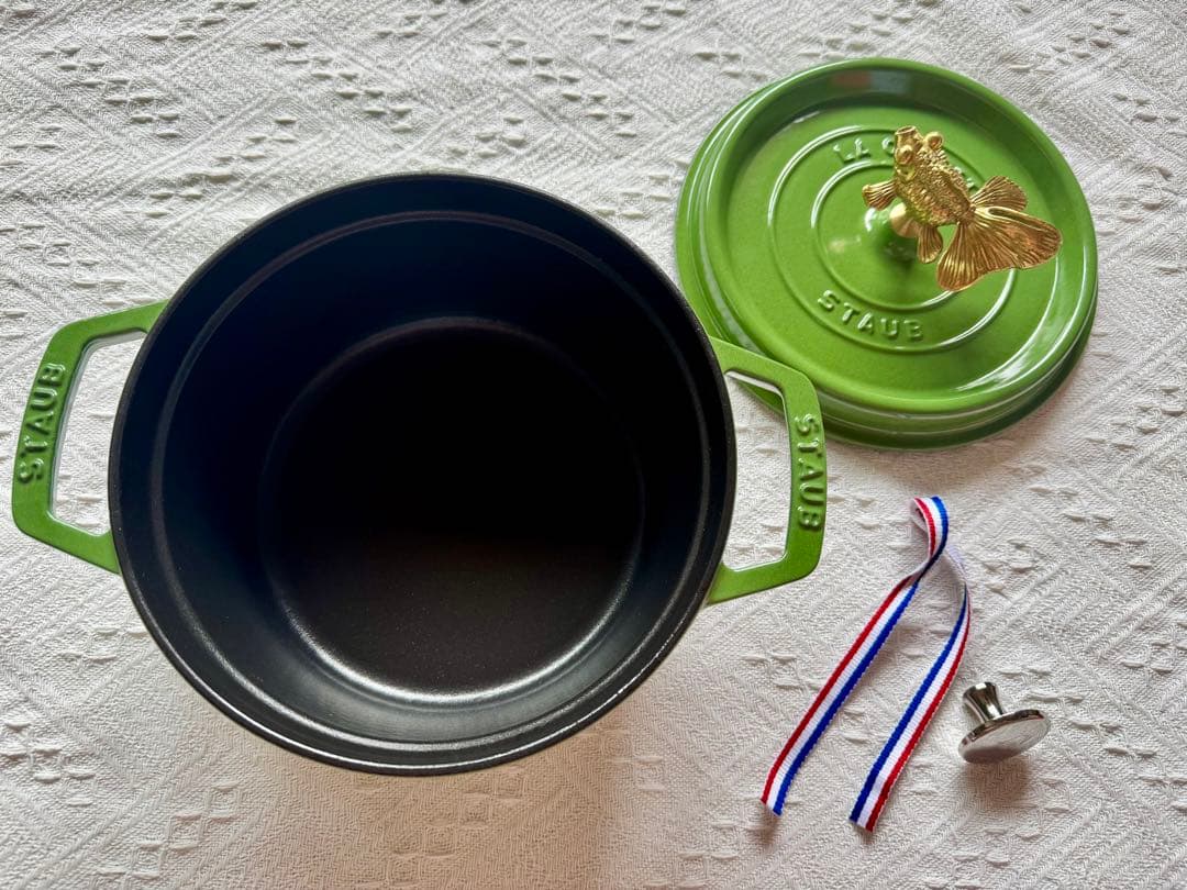 staub ストウブ 20cm稀少 グリーン