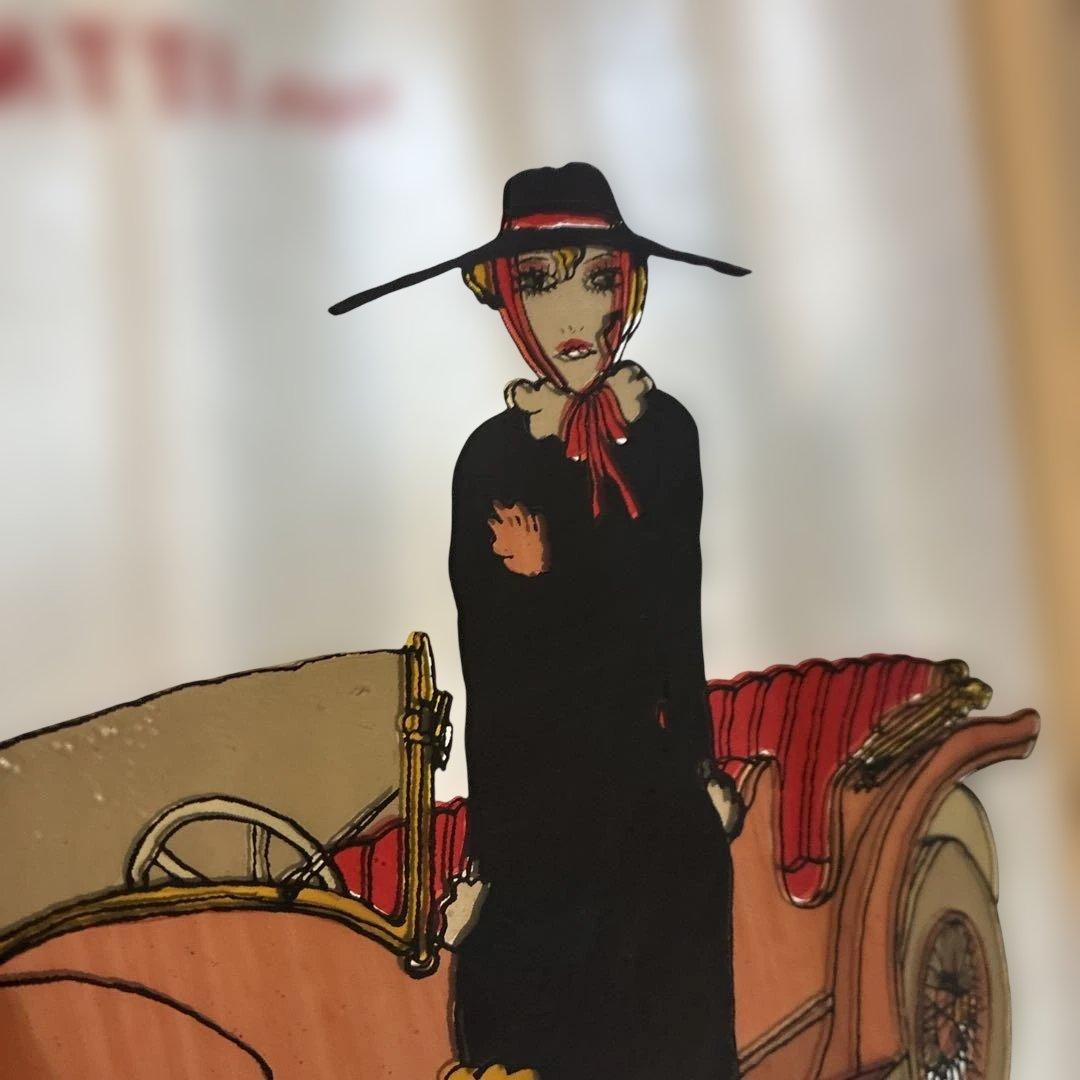 パブミラー　BUGATTI アンティーク