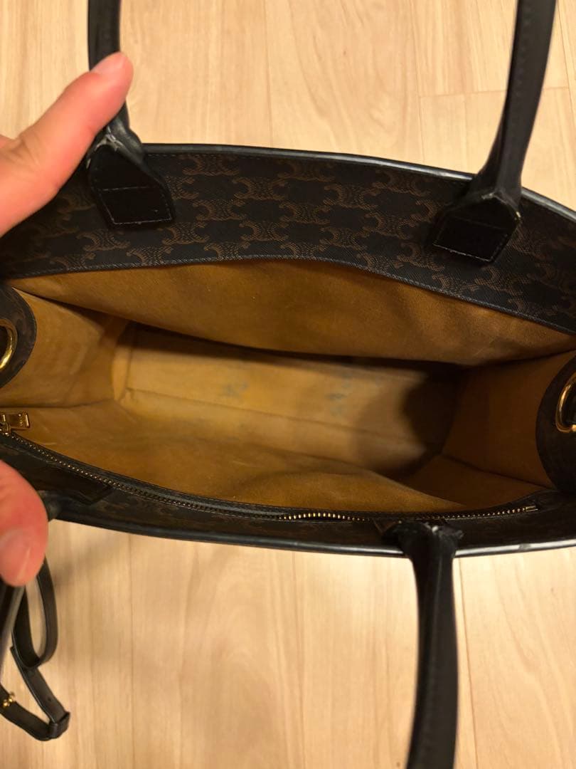 CELINE ダークブラウン トートバッグ
