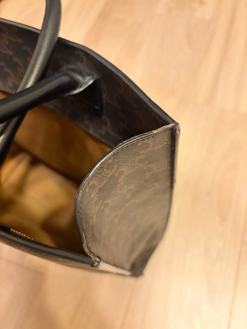 CELINE ダークブラウン トートバッグ