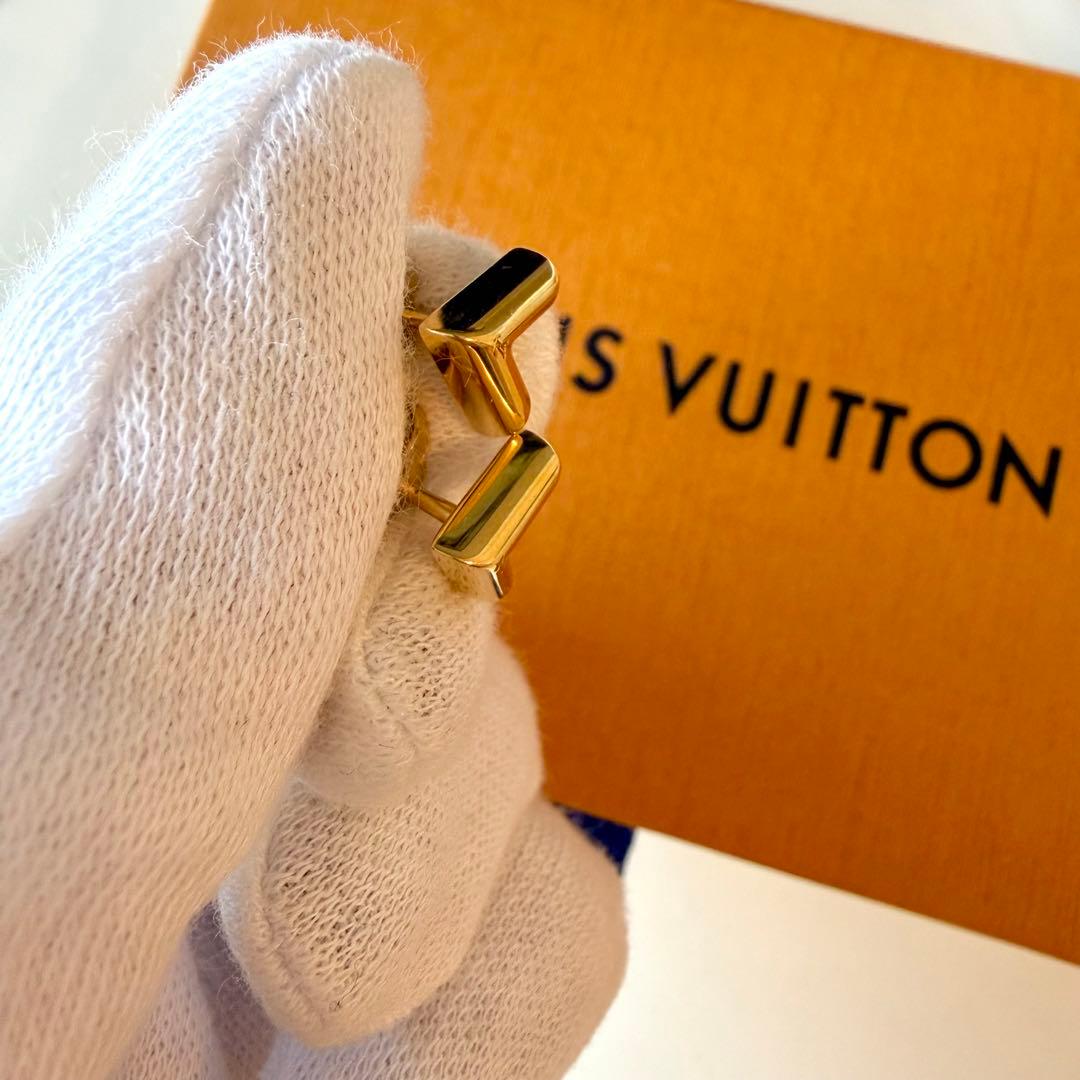 ✨美品✨　ルイ・ヴィトン　ピアス　エセンシャルV M68153 ゴールド