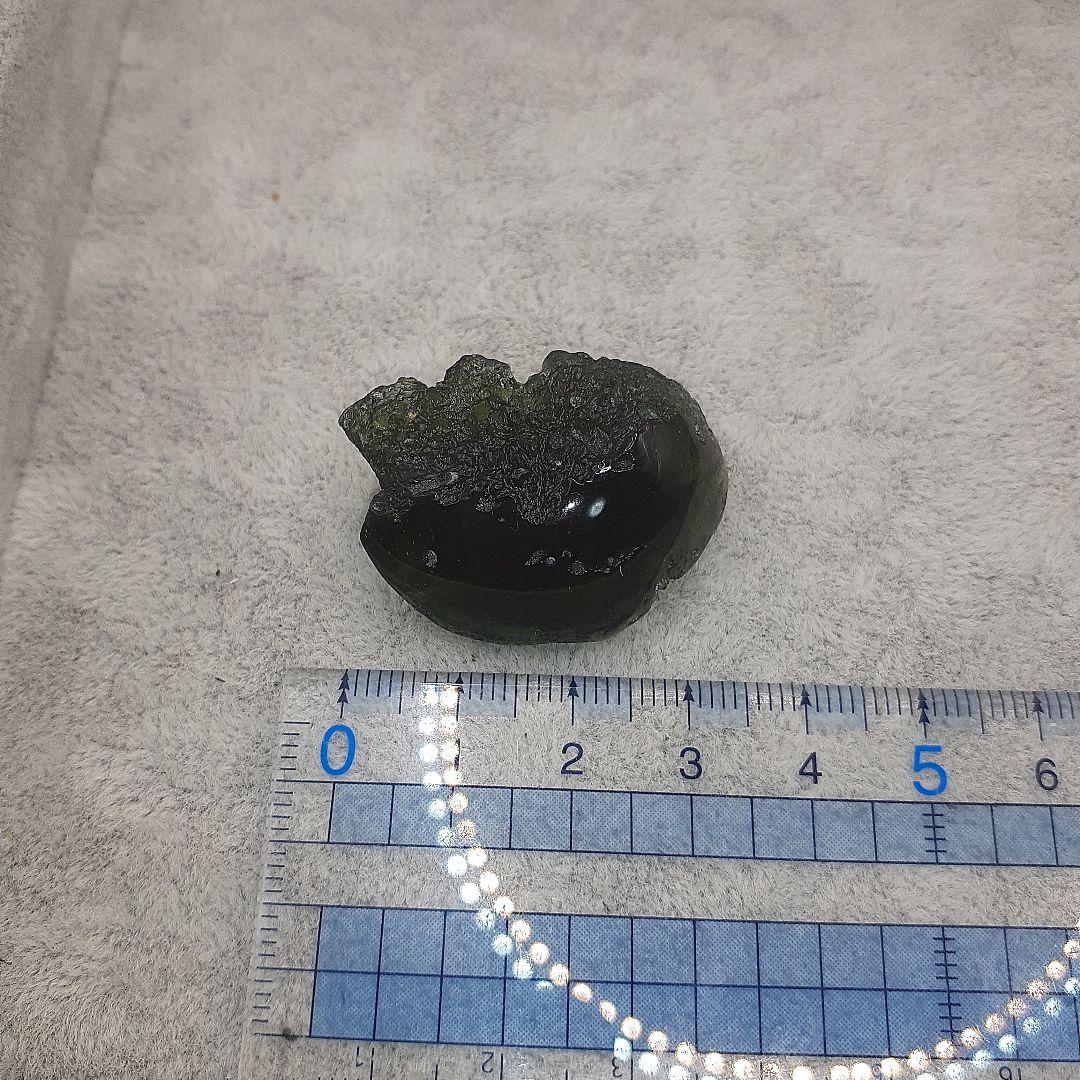 モルダバイト　片面磨き仕上げ　オールドストック