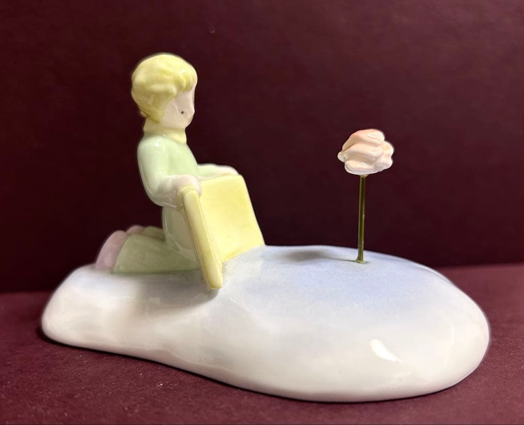 星の王子さま　日鉄　陶器製置き物