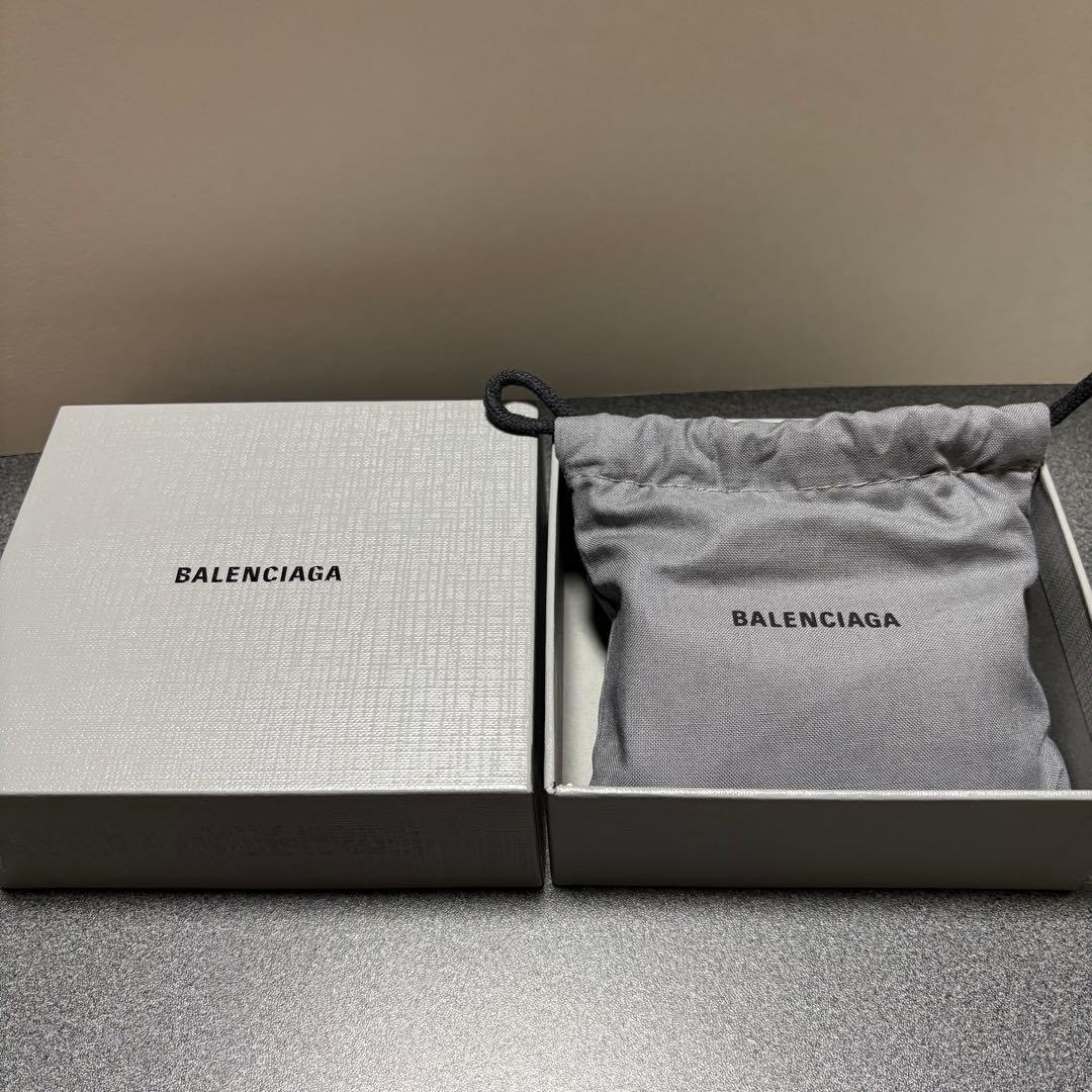 BALENCIAGA ミニウォレット三つ折り財布　シルバー
