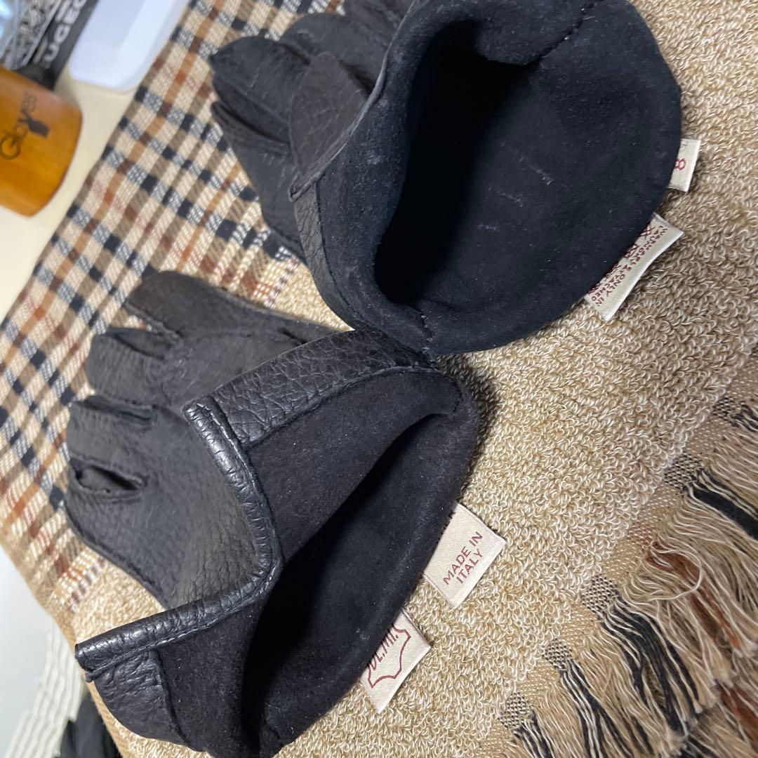 【ヴィンテージ美品】人気の旧タグ逸品/DE.MI.ペッカリー手袋8表示