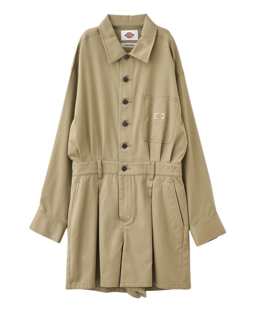COCO DEAL・Dickies(R) シャツオールインワン