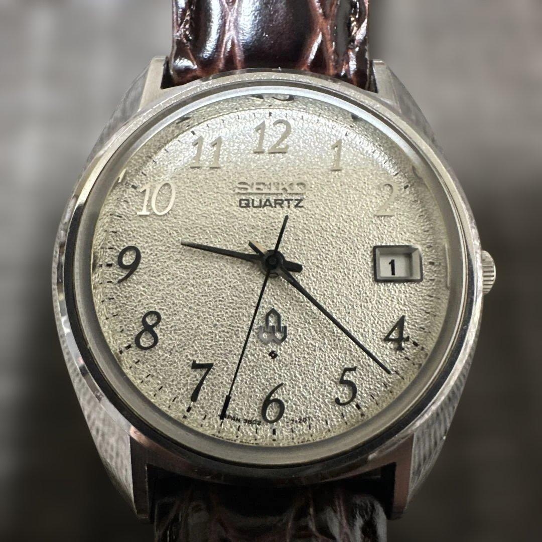 SEIKO クォーツ 稼動品　 3802-7030 美品　ダイヤモンドダスト