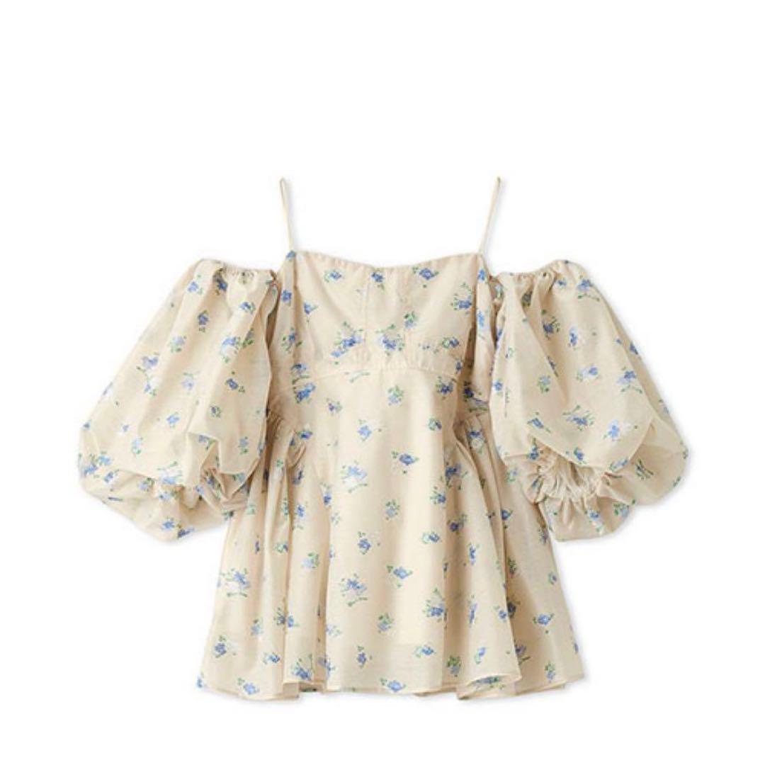 リリーブラウン 3wayシアージャガードペラムブラウス　FLOWER 正規品