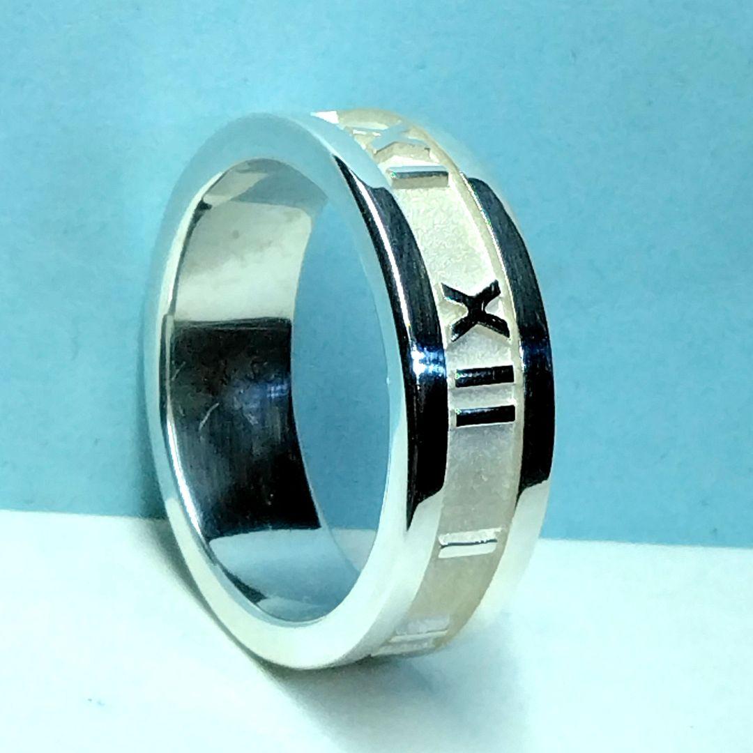 ティファニーアトラスリング 14号弱　新品仕上げ　ほぼ無傷未使用に近い