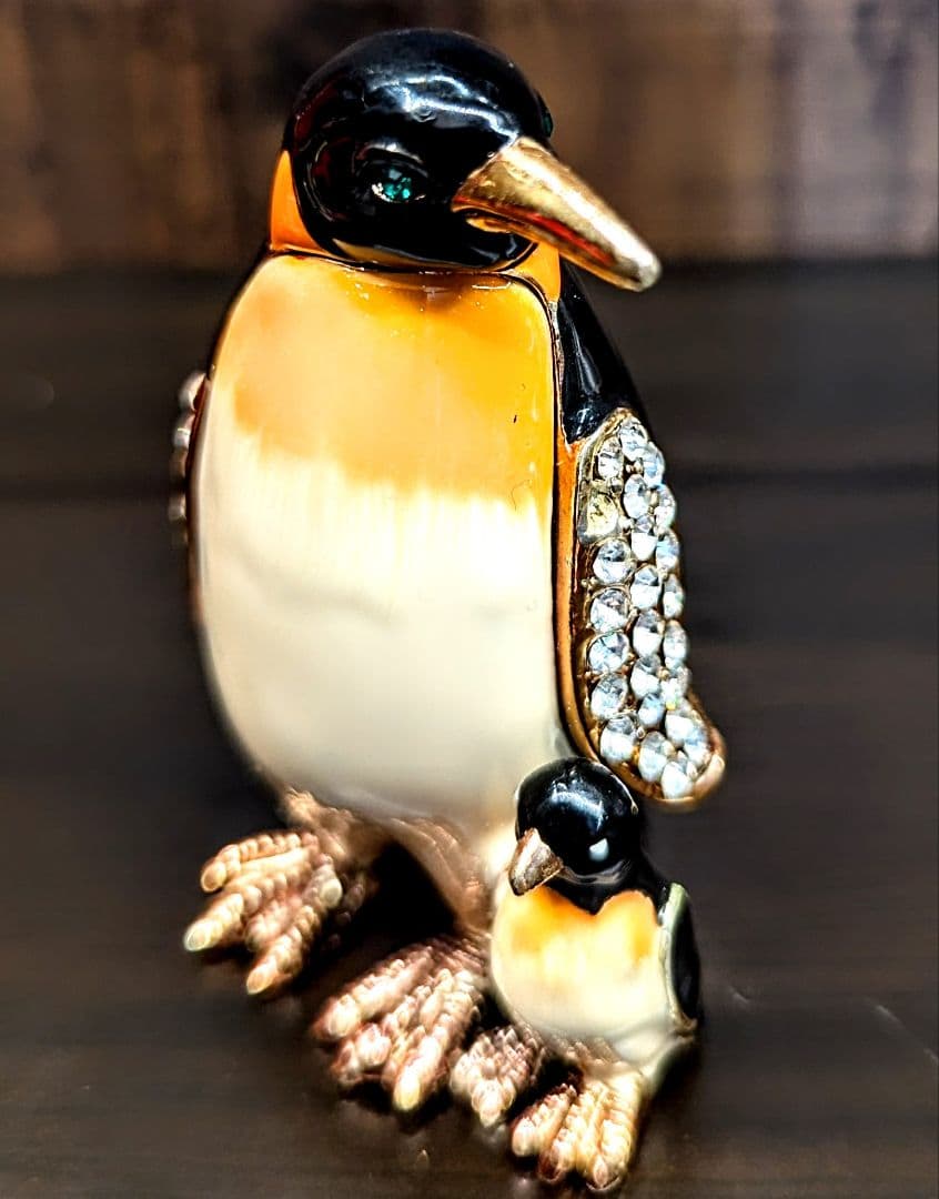 東京銀座PICALS ピィアース ペンギンとサンゴ礁のジュエリーボックス