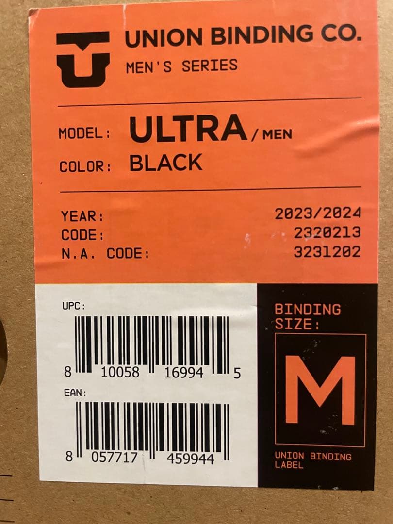 スノーボード 23-24 UNION ULTRA BLACK M