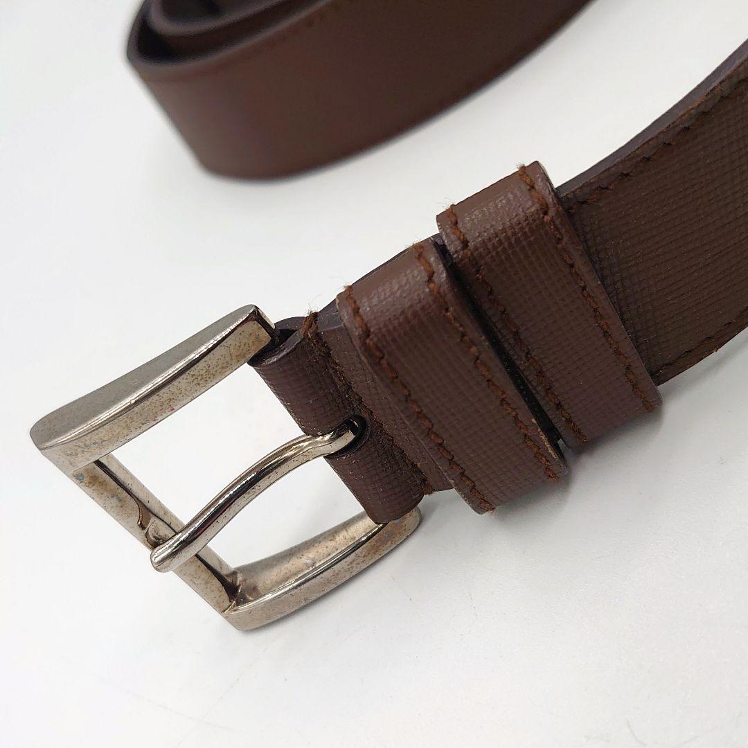 PRADA 1C 2750 メンズ サフィアーノレザー ベルト