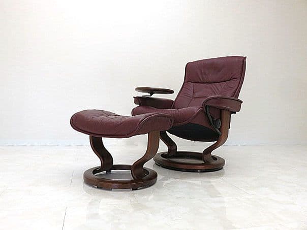 ぱ*え様 EKORNES/エコーネス 総革 ストレスレスチェア　１人掛けソファ/