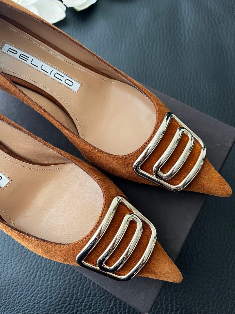 専用【PELLCO】 ＊.パンプス ヤギ革CUORE80