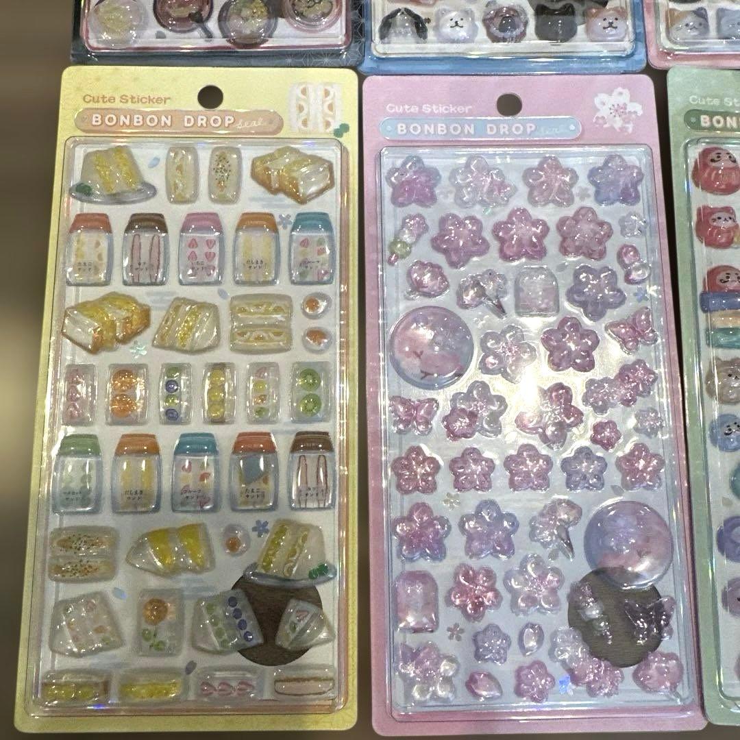 ボンボンドロップシール　正規品　和柄　コンプリート　8種　第二弾