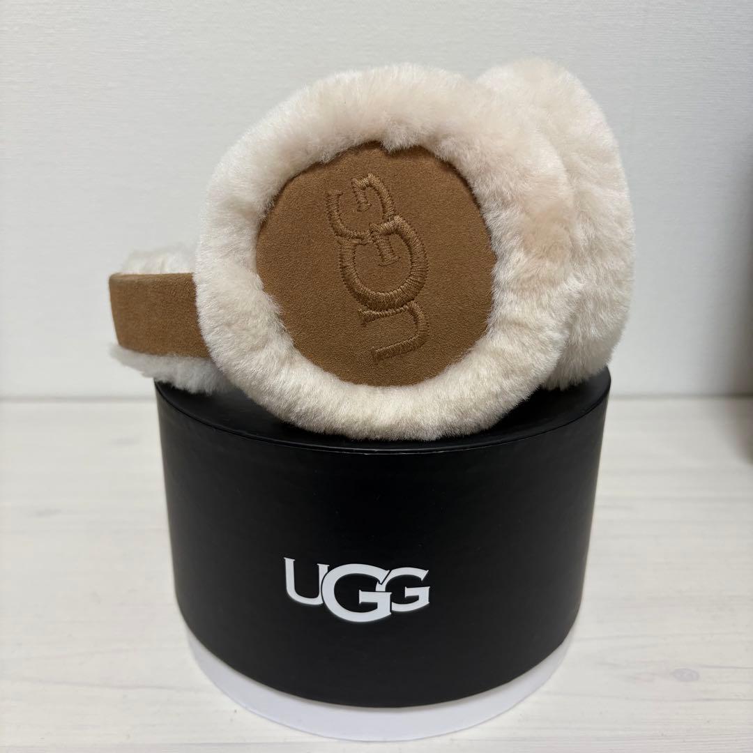 UGG ベージュファーイヤーマフ　正規品