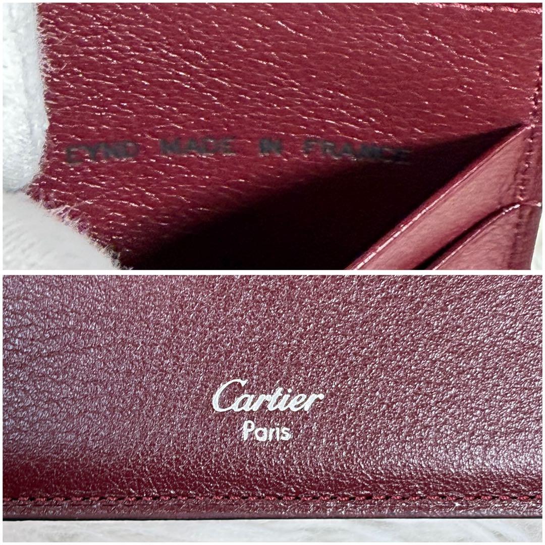 新品未使用保管品✨Cartier マネークリップ マストライン ブラック/黒