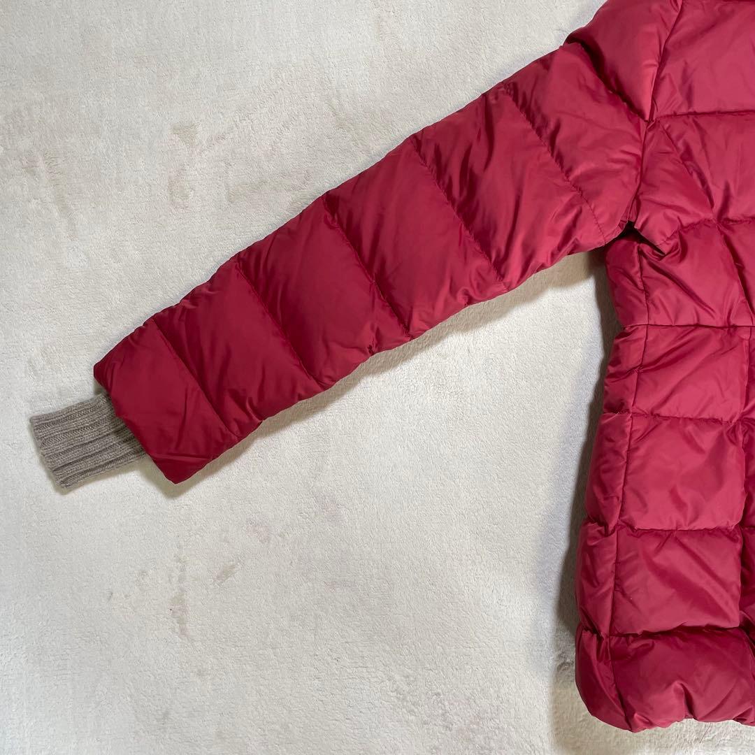 【美品】 ヘルノ ポーラテック ダウンジャケット ニット切替 L 40