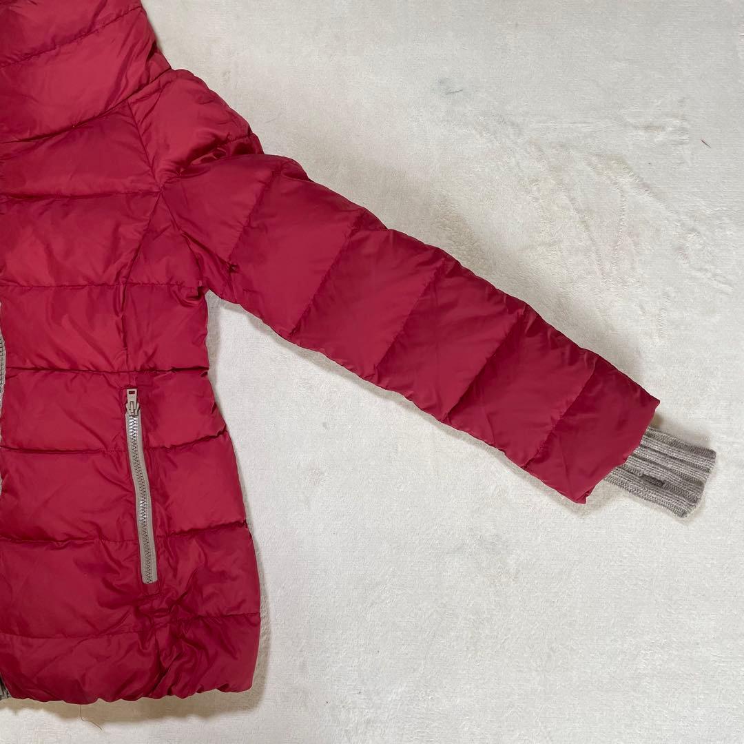 【美品】 ヘルノ ポーラテック ダウンジャケット ニット切替 L 40