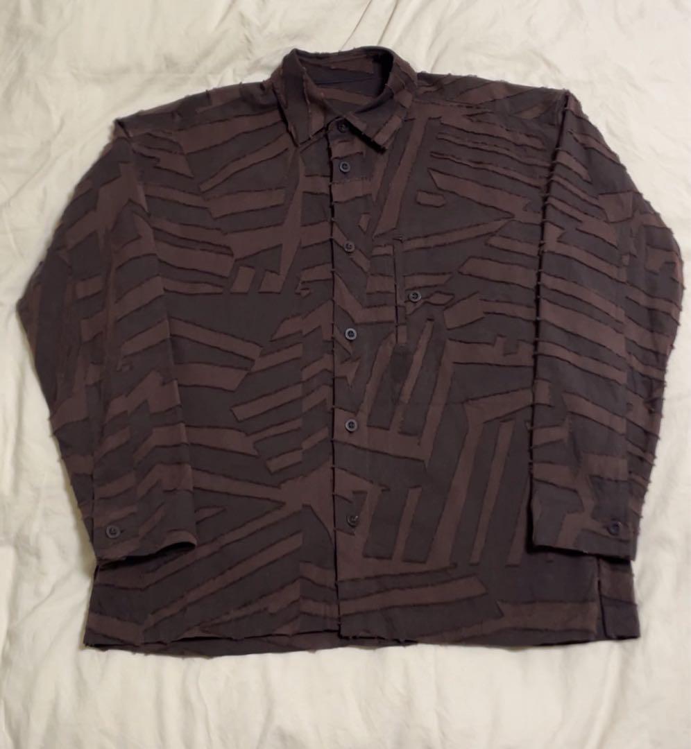 トップス 25aw im men GEOMETRY JACQUARD SHIRT