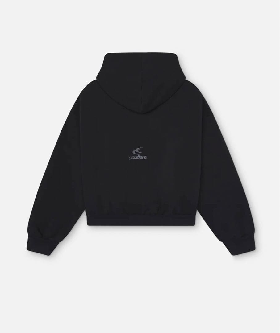 scuffeパーカー STEEL BLACK ZIPPER