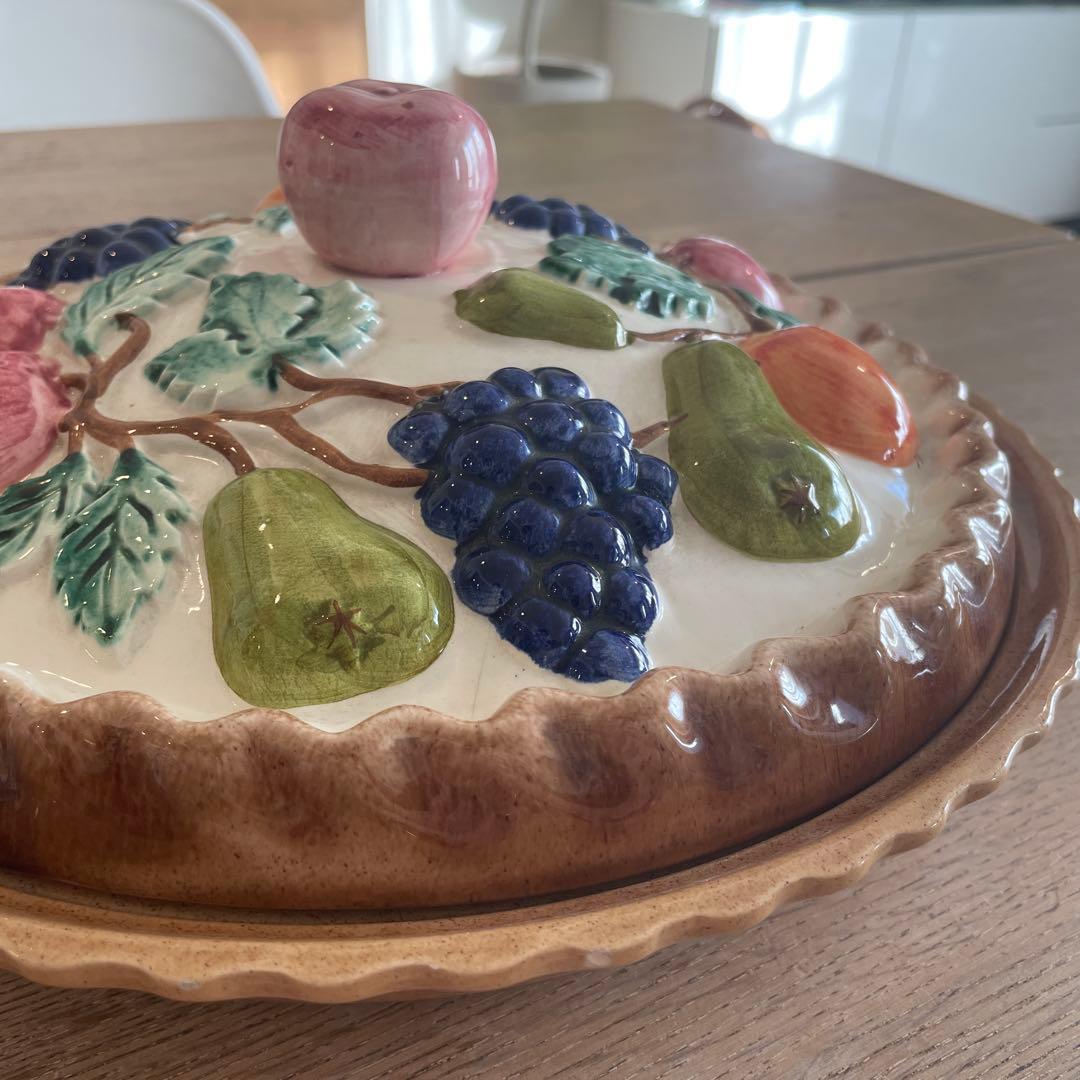 新品未使用　蓋付きパイ皿 直径31cm Pie Keeps ポルトガル製