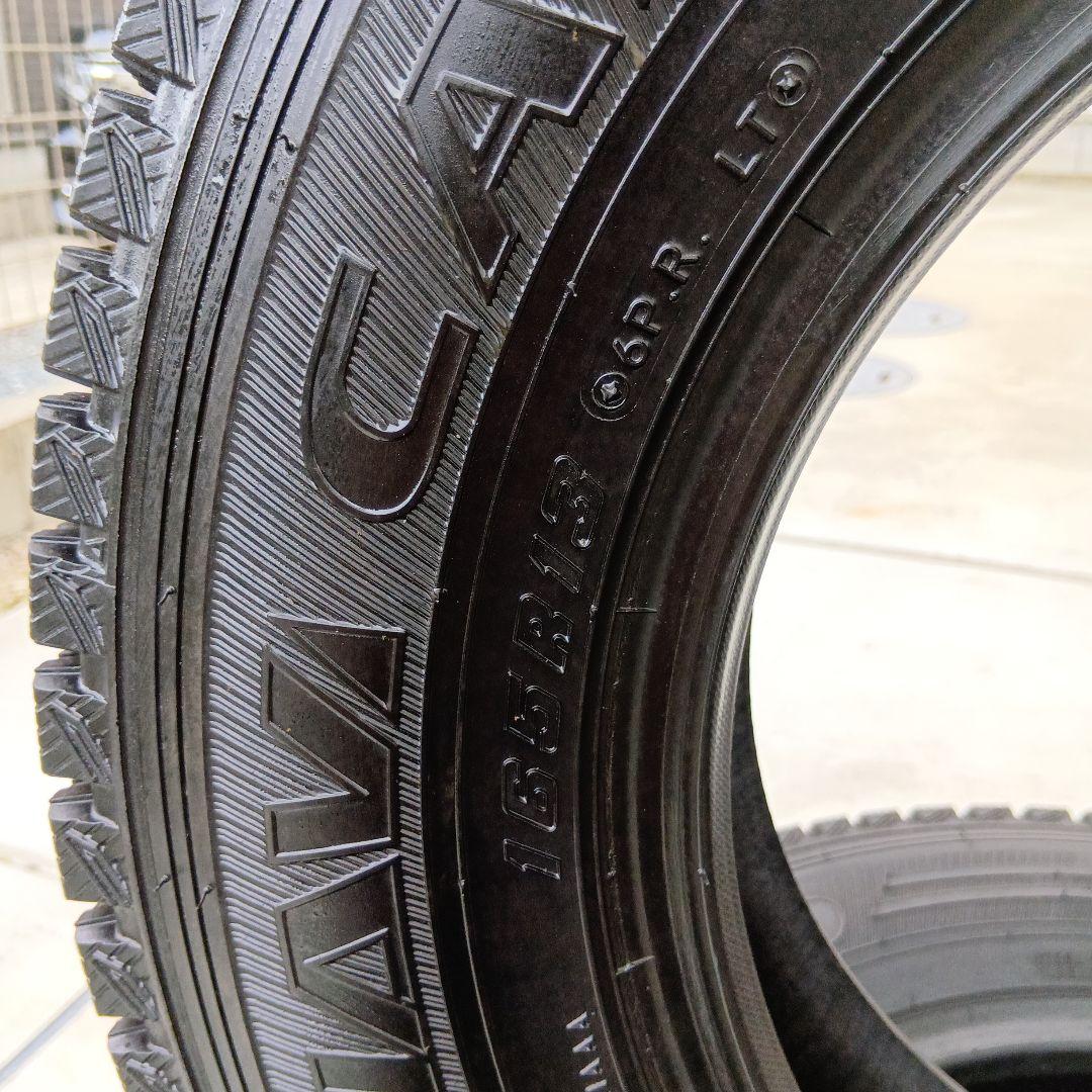 165R13 6PR 4本セット GOODYEAR スタッドレスタイヤ
