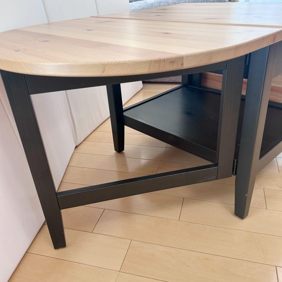IKEA ARKELSTORP 木製　折りたたみ　コーヒーテーブル　バタフライ