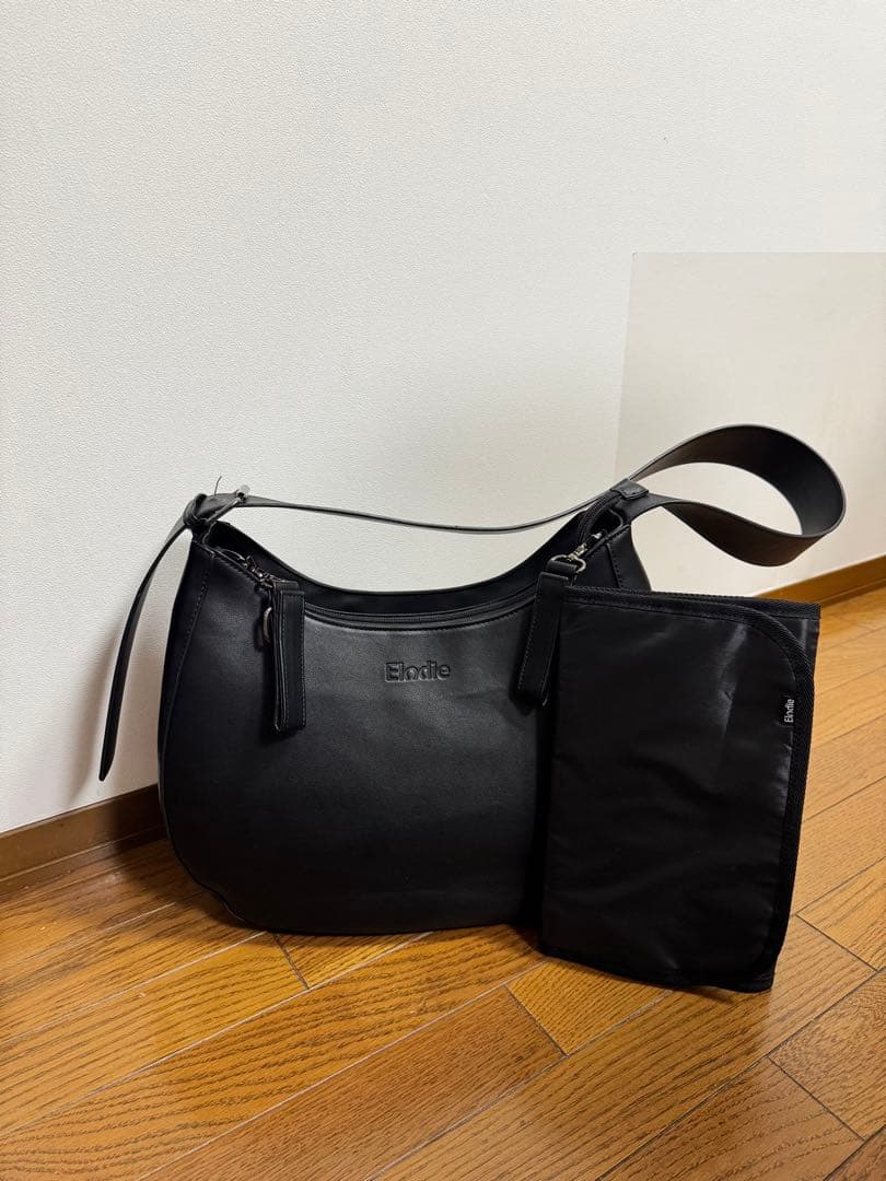 ELODIE ベビーカーバッグ Black ブラック マザーズバッグ