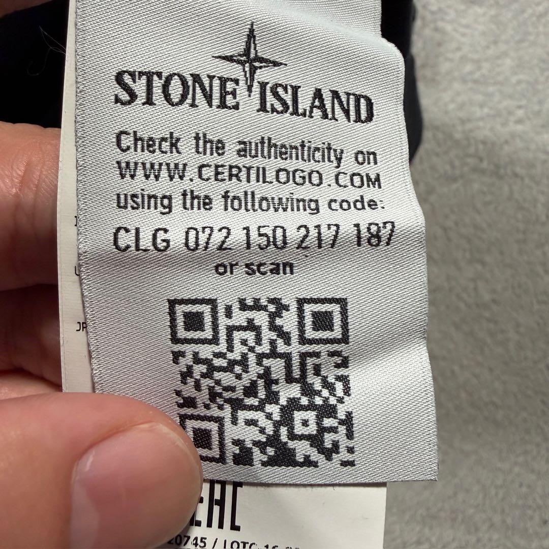 ストーンアイランド　長袖Tシャツ　ロンT ブラック　XL 651520745