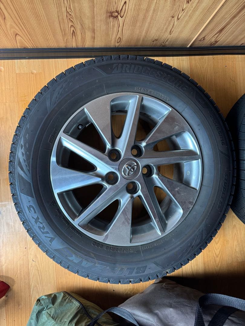 ブリザックVRX3 215/65R16 20系アルファード純正ホイール付4本