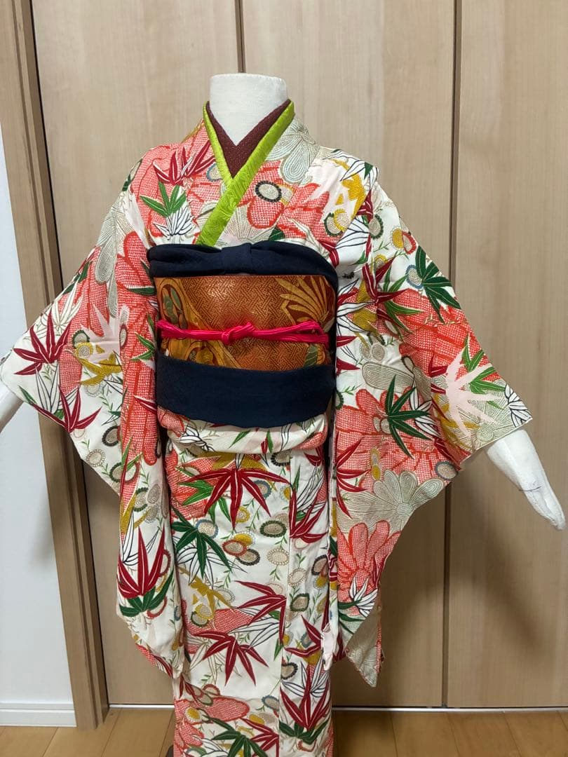 【七五三 7歳】粋で上品＊松竹梅の古典柄きもの♡個性が光るセット