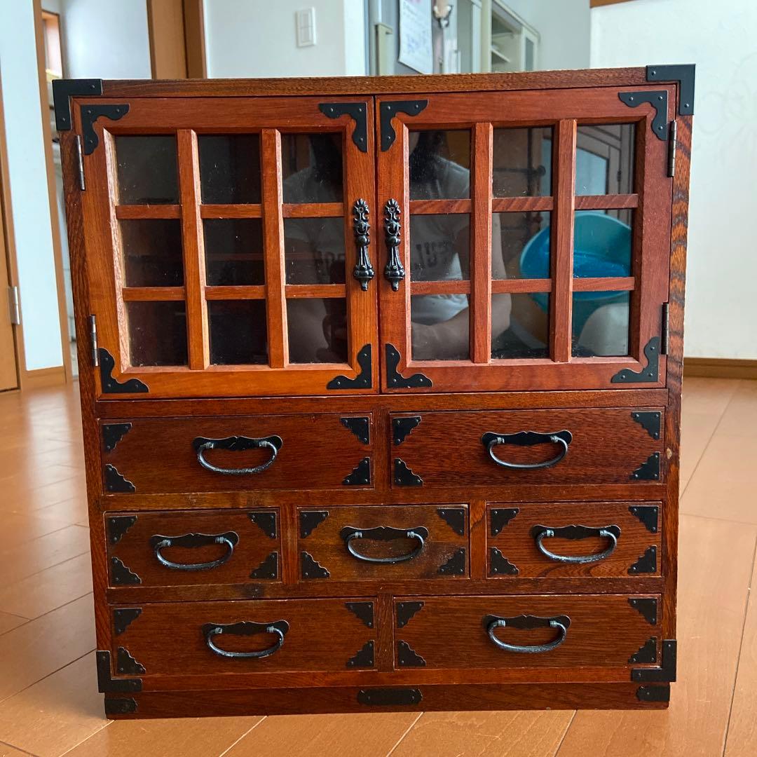 アンティーク木製収納インテリア 値段交渉歓迎　引き取り希望