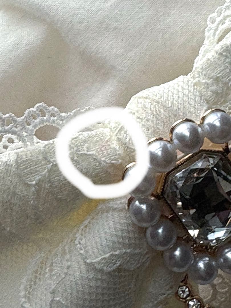 LIZLISA ストロベリー刺繍セーラーリブブラウス ホワイト