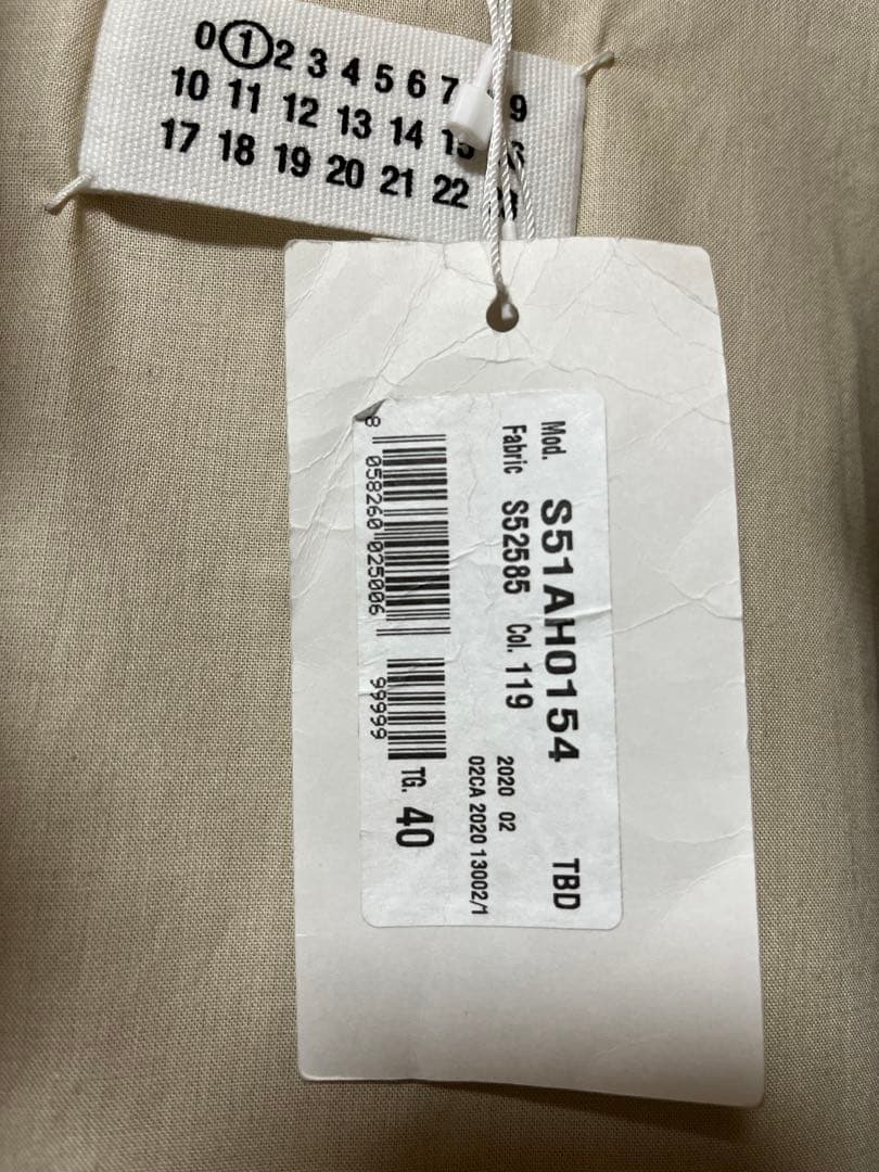 新品・希少】マルジェラ　トレンチコートサンプル品 sacai、マルニ