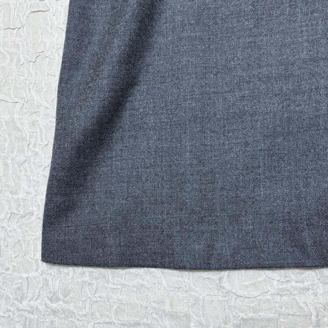 美品＊ADOREアドーア＊ウールアムンゼンワンピース　グレー　S〜M