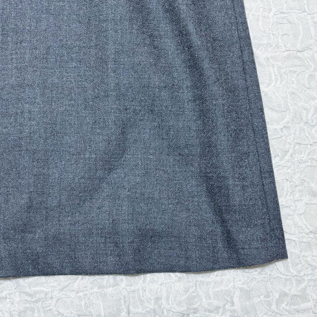 美品＊ADOREアドーア＊ウールアムンゼンワンピース　グレー　S〜M