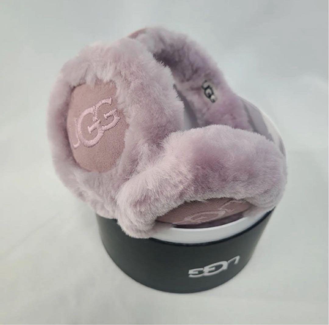 韓国限定　UGG イヤーマフ　ashen rose 完売カラー　アフェンローズ