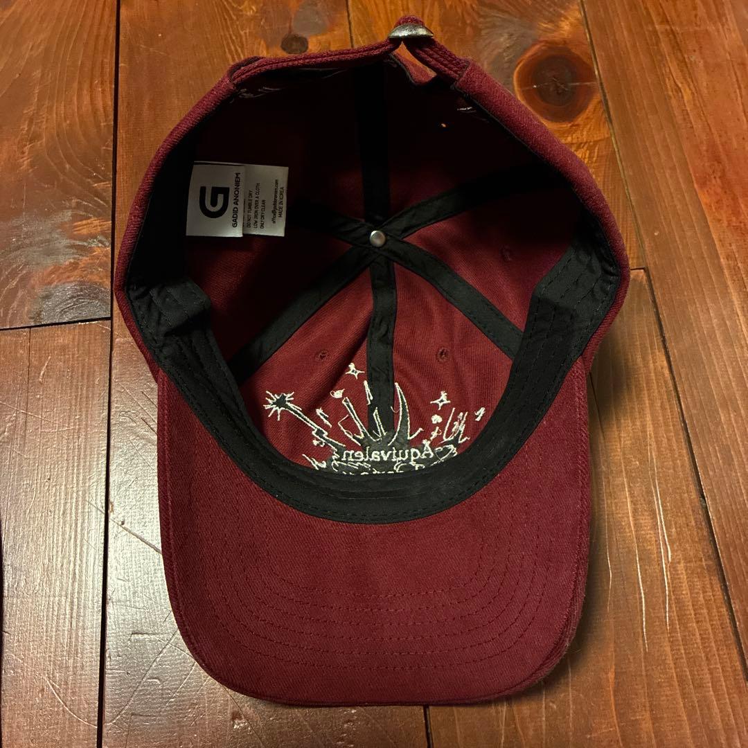 【gadid anoniem】キャップZHOK BURGUNDY