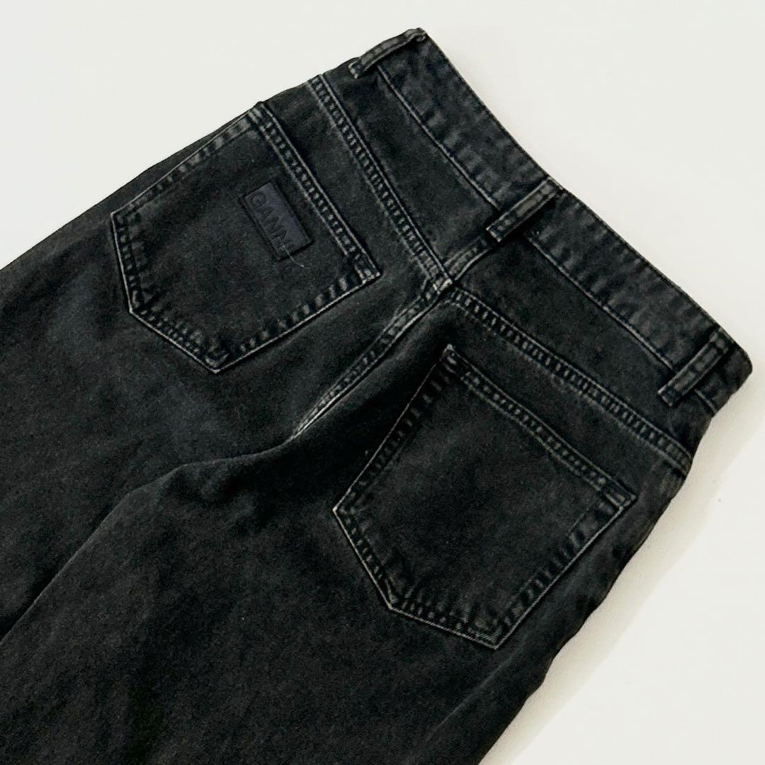 美品✨GANNI MAGNY ブラック ストレートデニム トゥモローランド