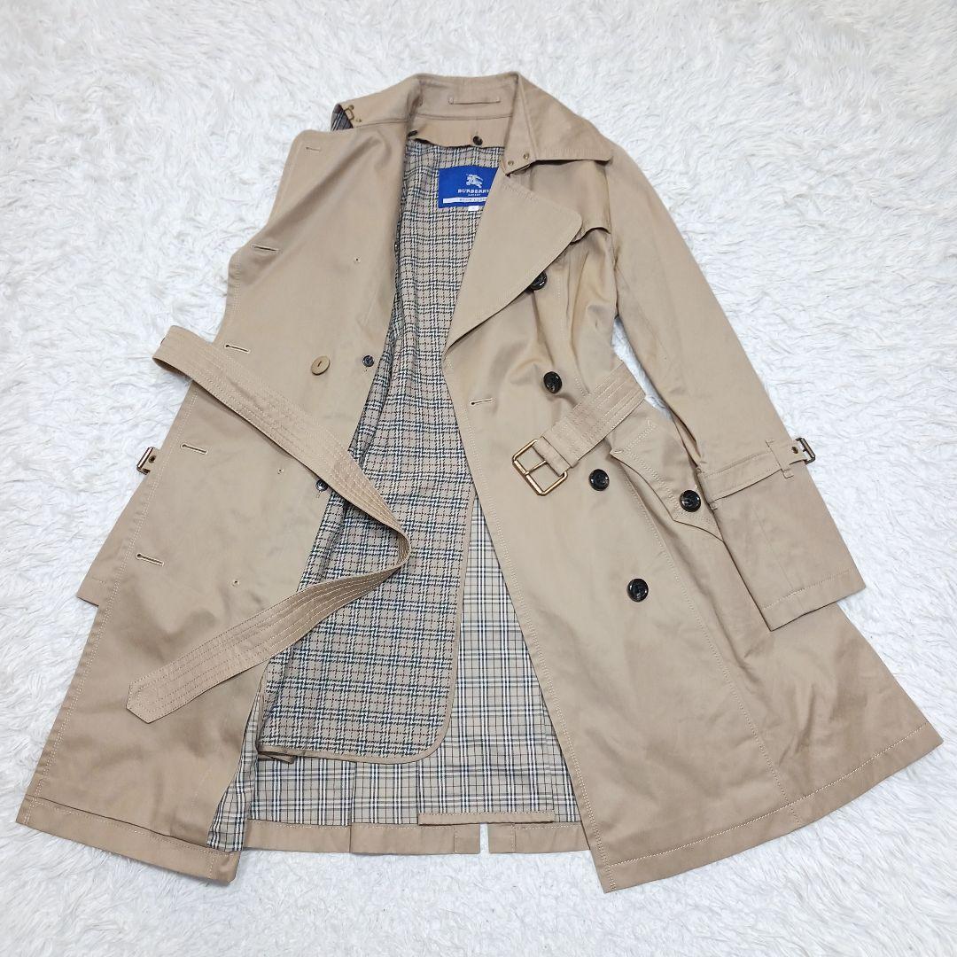 ✨極美品✨バーバリーブルーレーベル　トレンチコート　ノバチェック　ライナー　38