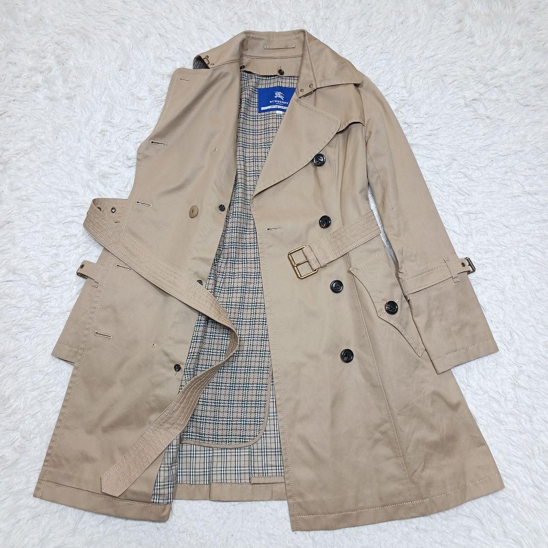 ✨極美品✨バーバリーブルーレーベル　トレンチコート　ノバチェック　ライナー　38