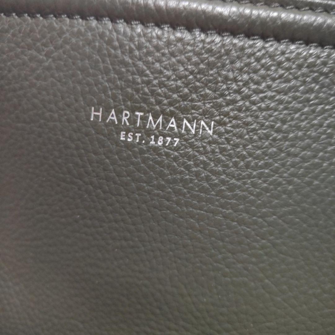 HARTMANN カーキ トートバッグ