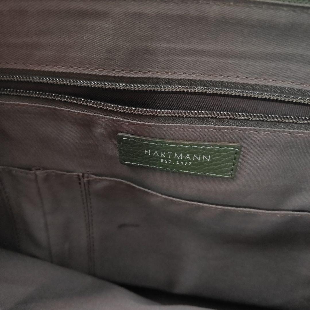 HARTMANN カーキ トートバッグ
